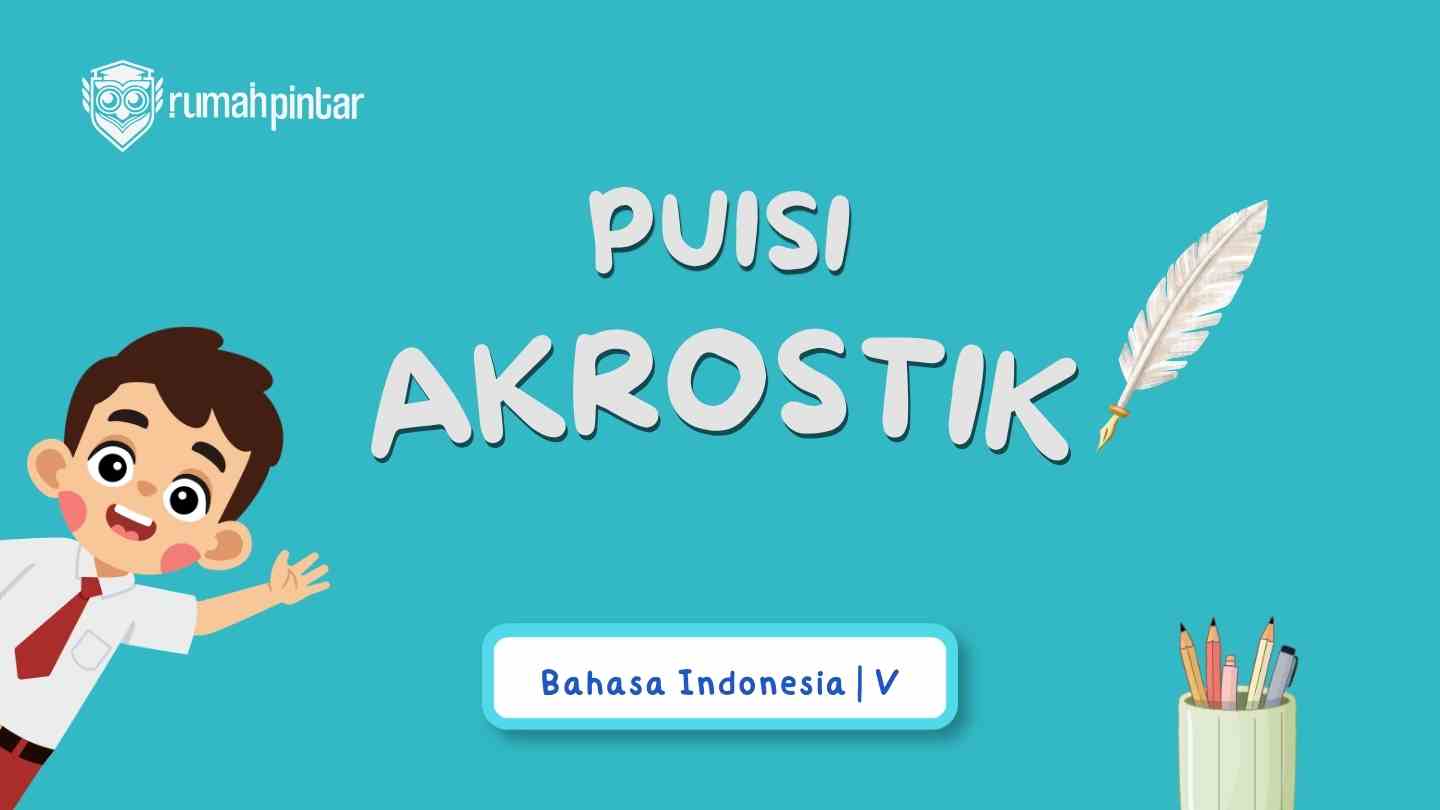 Apa itu puisi akrostik
