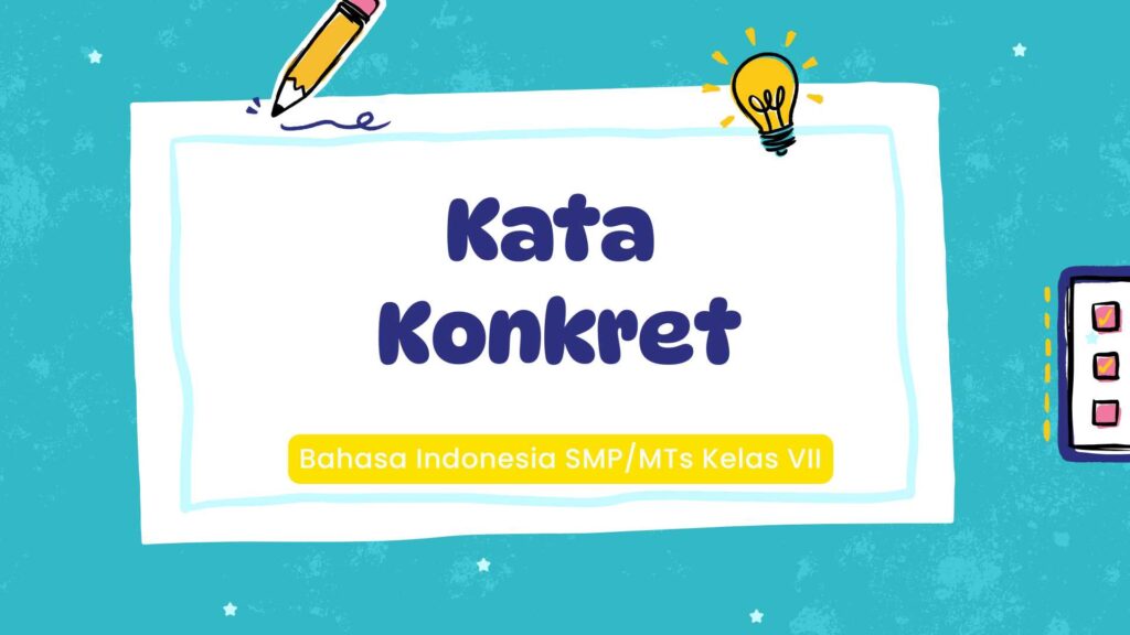 Apa itu Kata Konkret