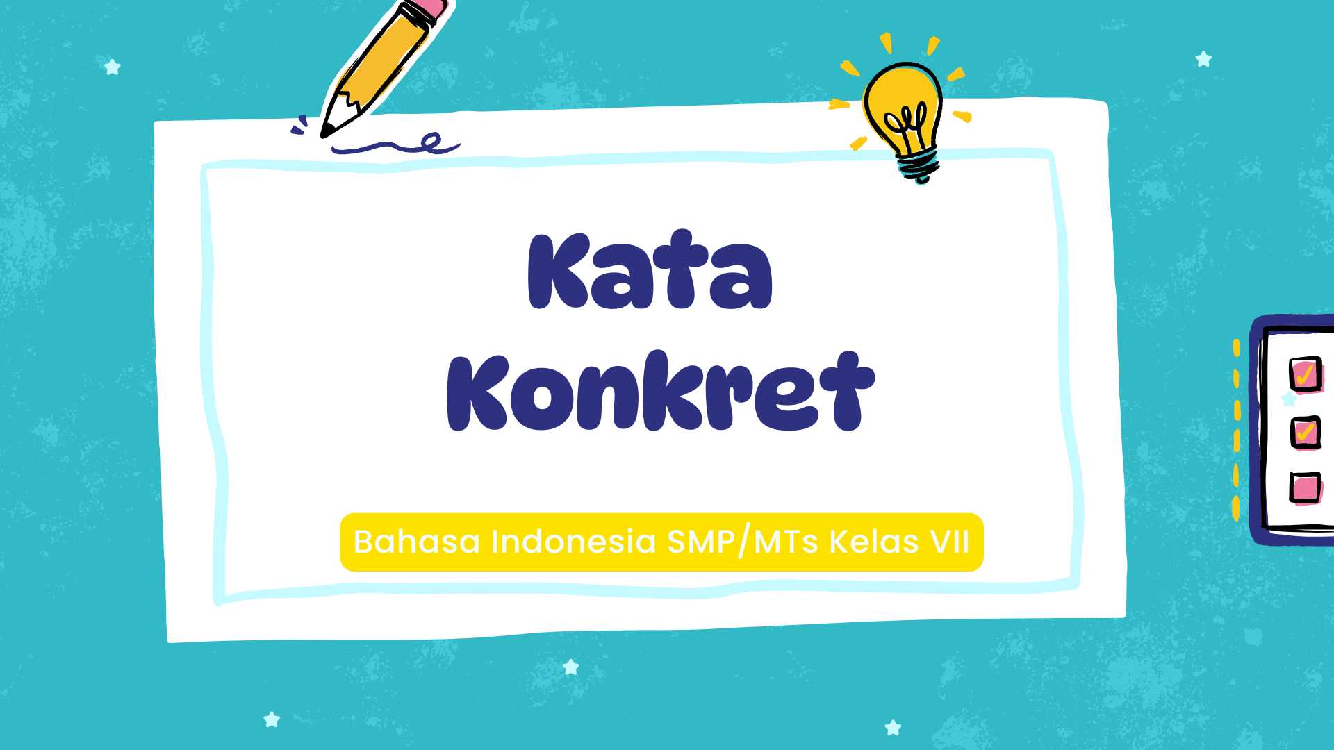 Apa itu Kata Konkret