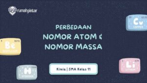 Perbedaan nomor atom dan nomor massa