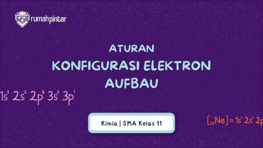 Aturan konfigurasi elektron Aufbau