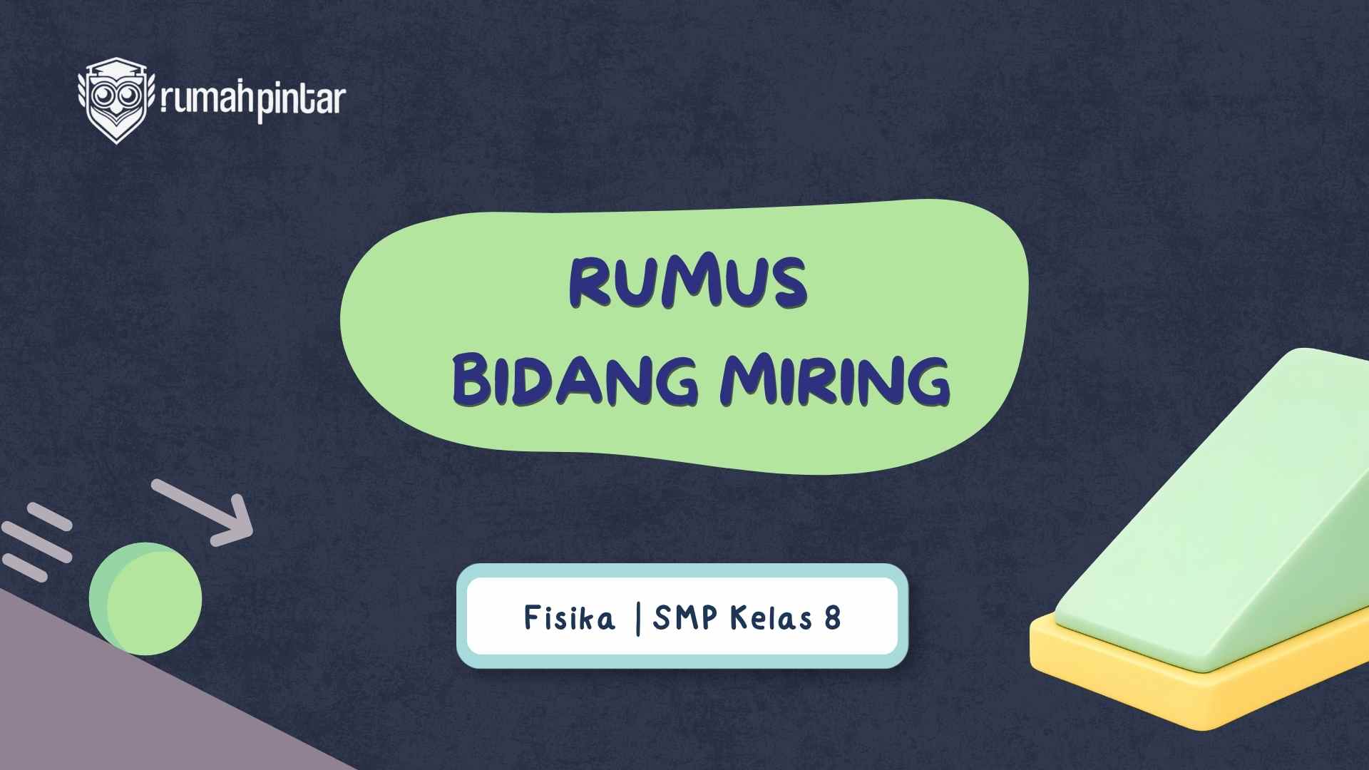 rumus bidang miring