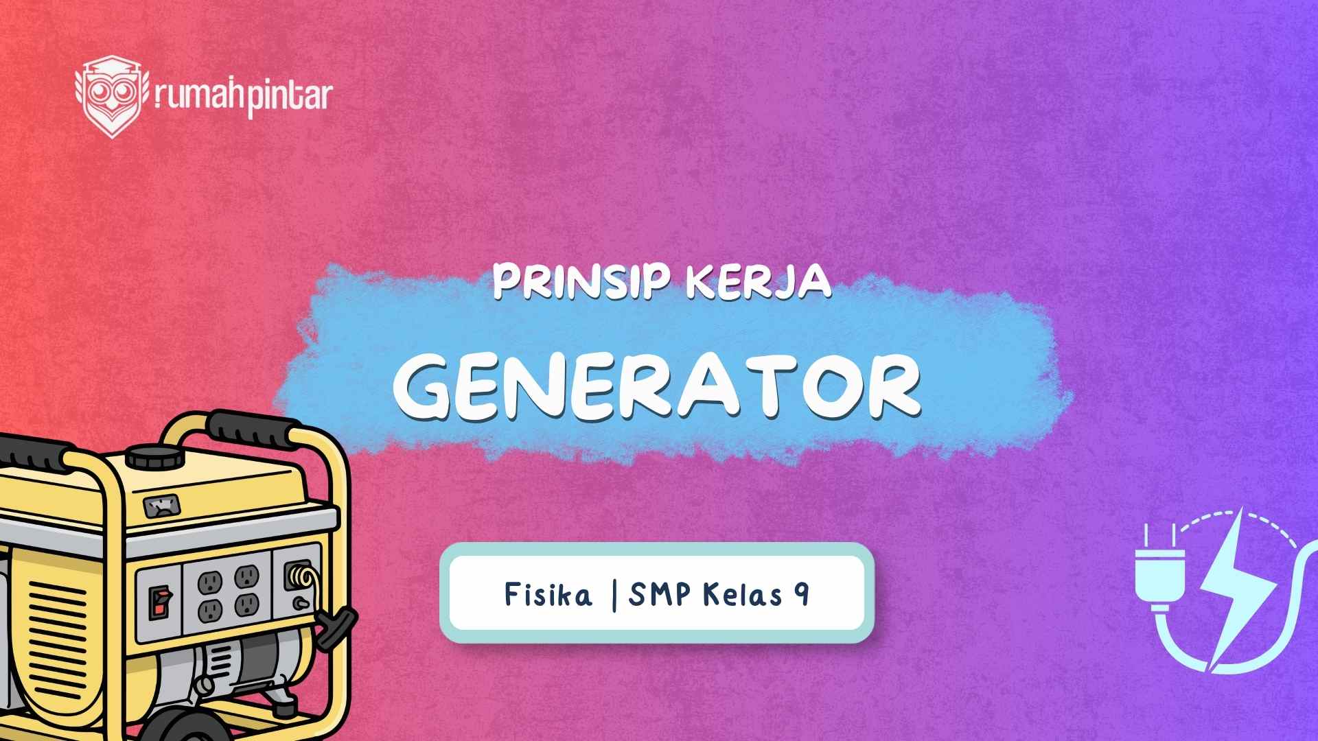 prinsip kerja generator