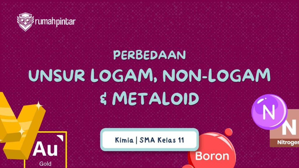 unsur logam nonlogam dan metaloid