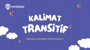Apa itu kalimat transitif