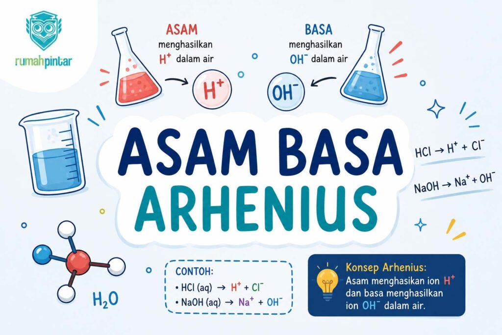 Asam basa Arrhenius dan contohnya