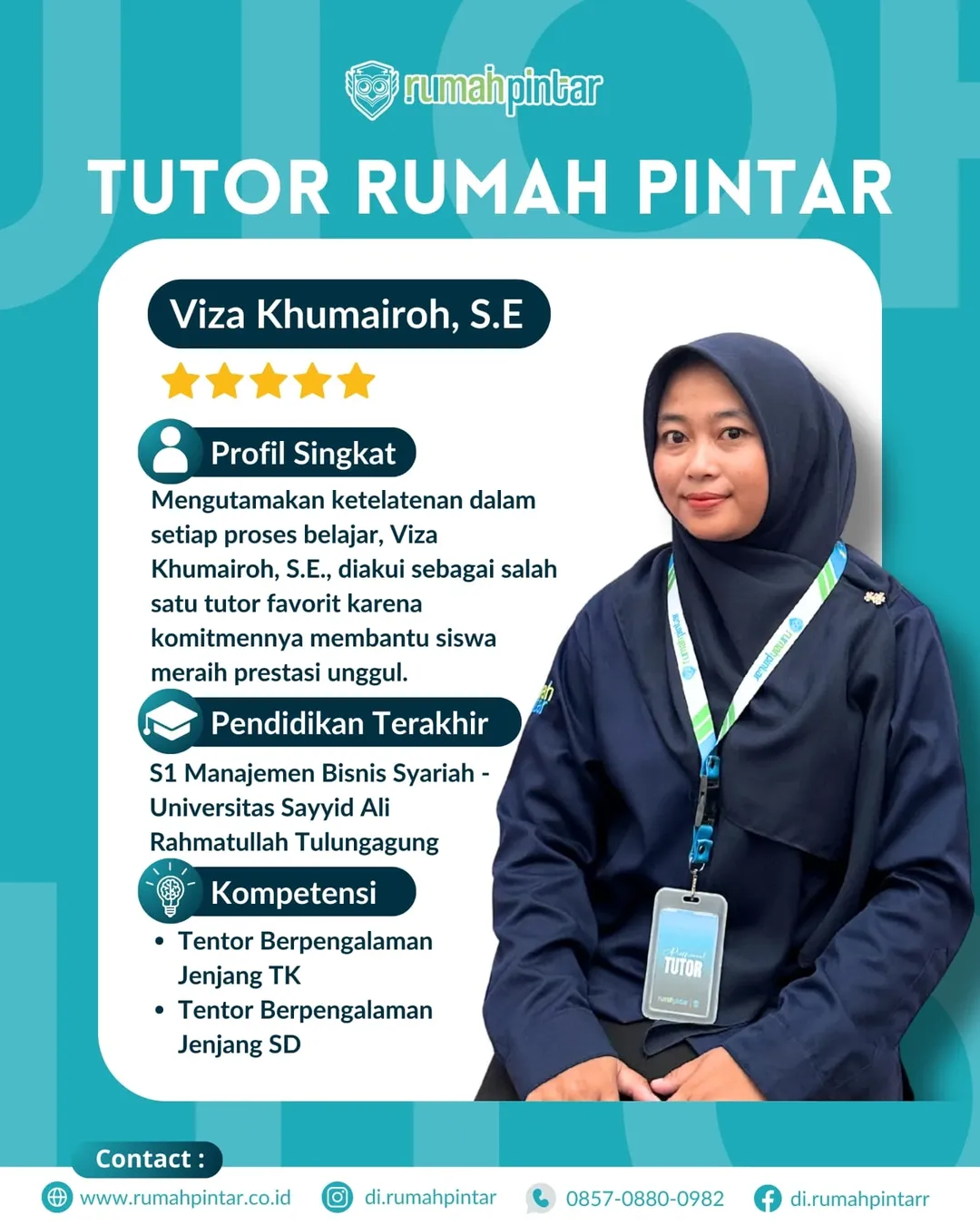 🌟 PROFIL TUTOR RUMAH PINTAR 🌟Part 1Di balik prestasi siswa Rumah Pintar, terdapat sosok luar (10)