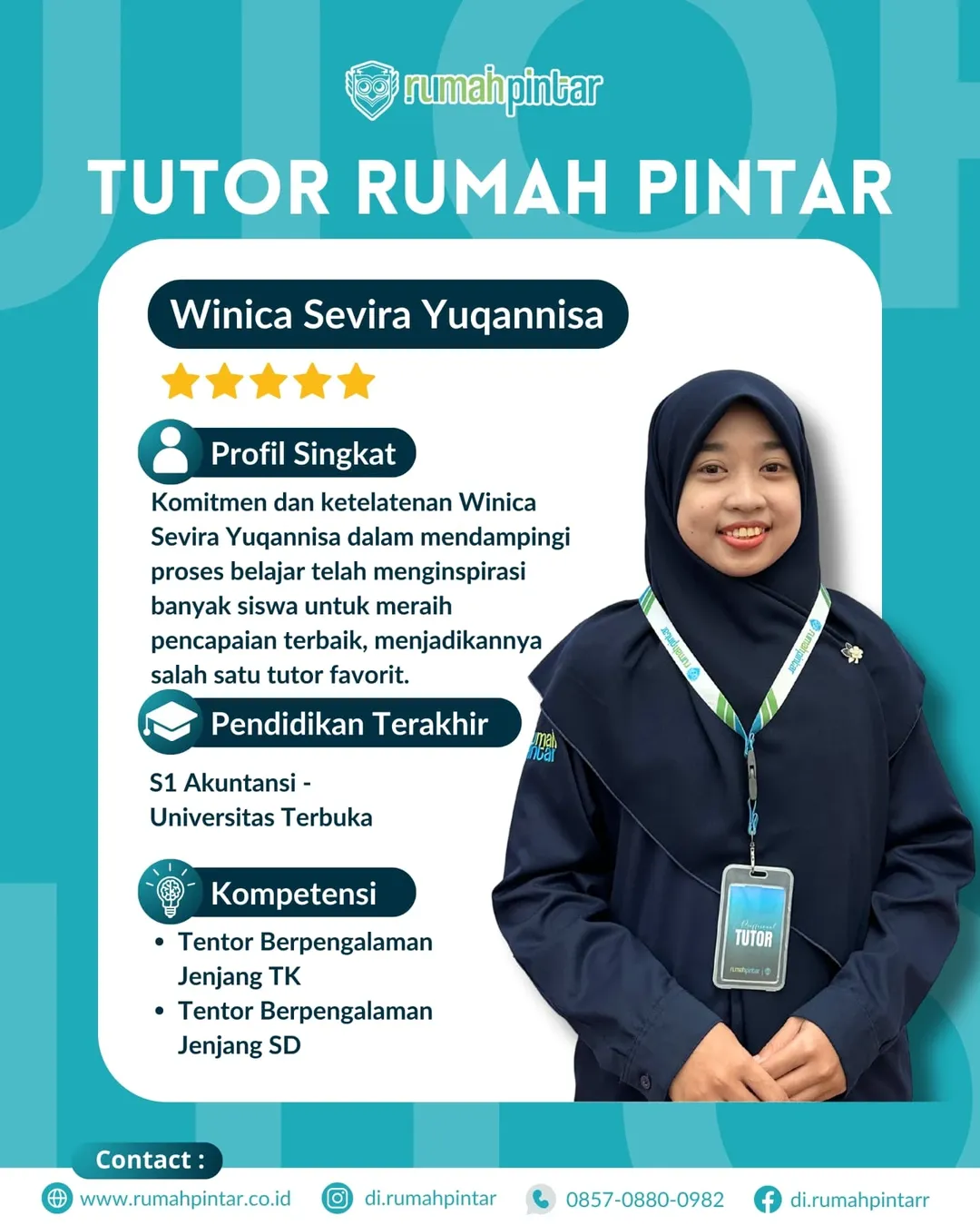 🌟 PROFIL TUTOR RUMAH PINTAR 🌟Part 1Di balik prestasi siswa Rumah Pintar, terdapat sosok luar (7)