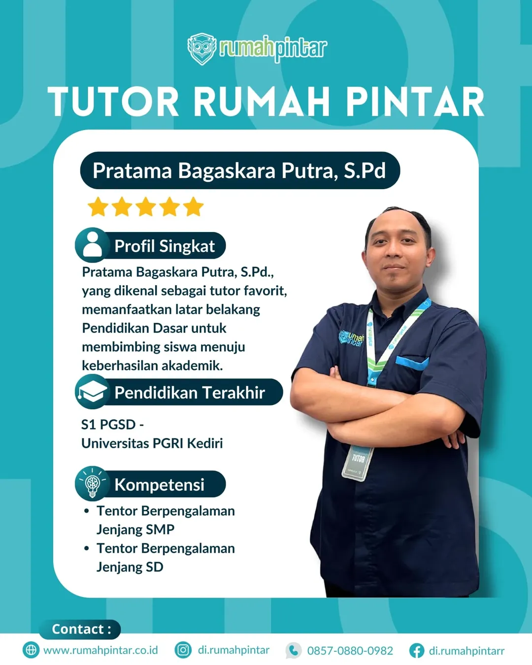 🌟 PROFIL TUTOR RUMAH PINTAR 🌟Part 1Di balik prestasi siswa Rumah Pintar, terdapat sosok luar (9)