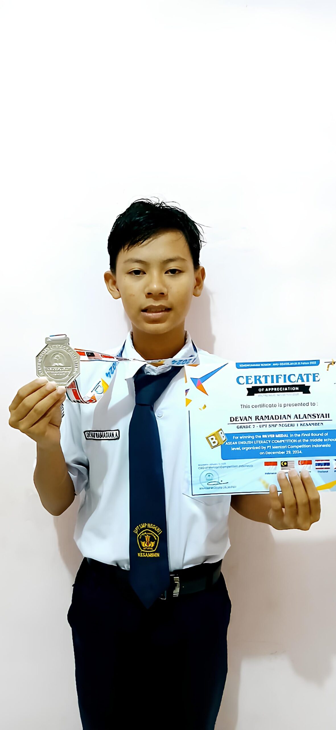 devan ramadhan alansyah medali silver internasional